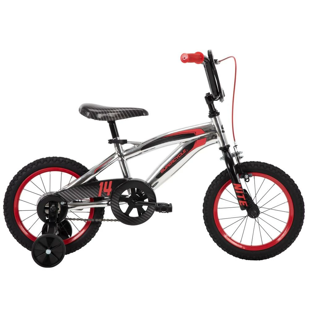 Supercycle Metaloid Nite Kids' Bike, 14-in, Training Wheels 5 Supercycle Metaloid Nite Kids' Bike, 14-in, Training Wheels - Image 5
