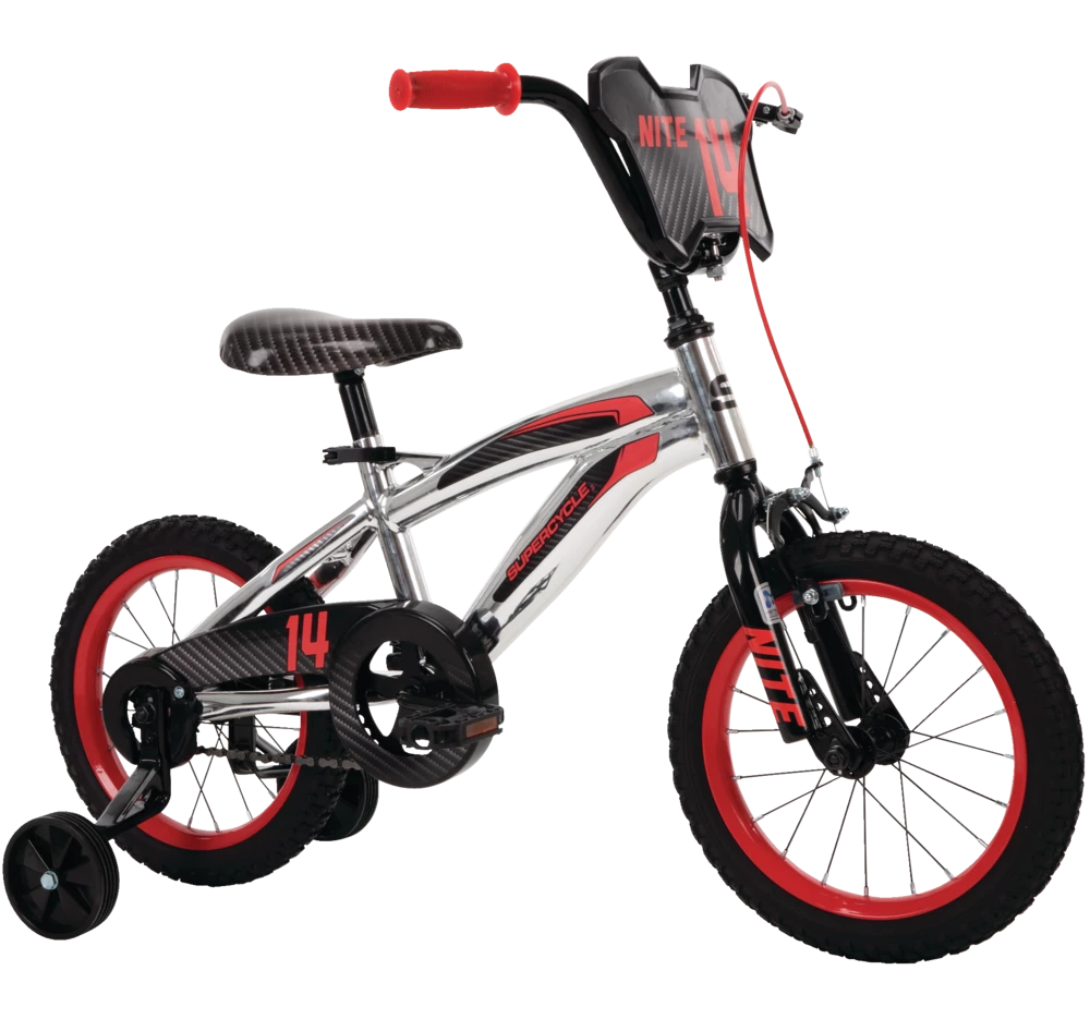 Supercycle Metaloid Nite Kids' Bike, 14-in, Training Wheels 4 Supercycle Metaloid Nite Kids' Bike, 14-in, Training Wheels - Image 4