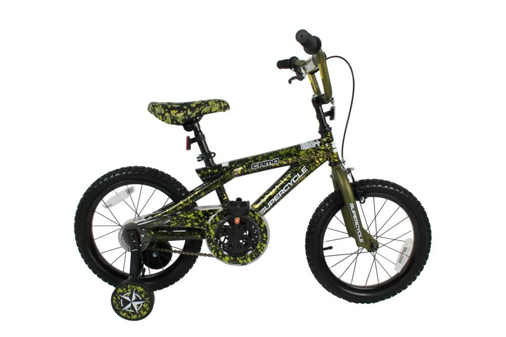 Supercycle Camo Kids' Bike, 16-in, Training Wheels 2 Supercycle Camo Kids' Bike, 16-in, Training Wheels - Image 2