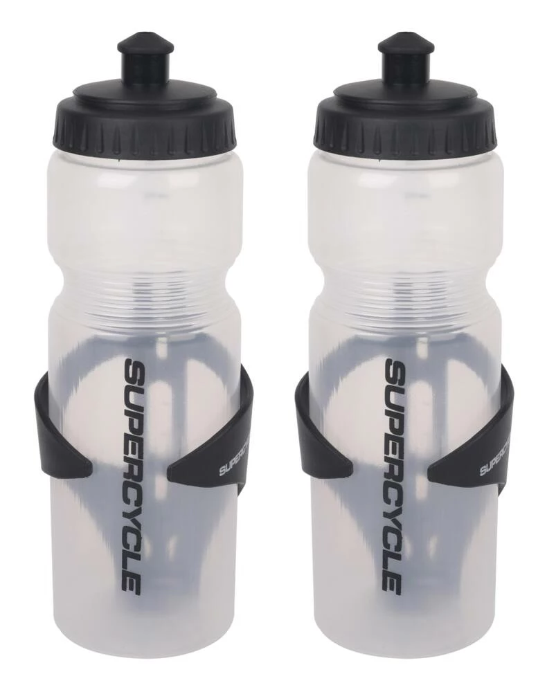 Supercycle Bike Water Bottle Value Pack, BPA Free, Clear, 700-mL, 2-pk 3 Supercycle Bike Water Bottle Value Pack, BPA Free, Clear, 700-mL, 2-pk - Image 3