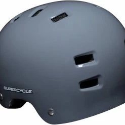 Supercycle Basic Multi-Sport Kids' Bike Helmet W/Adjustable Straps, Grey, Ages 5+ -Cheap Supercycle Store supercycle basic kids multisport helmet 3e652194 e216 4f55 94ba d6da9dd184a2
