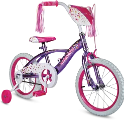 Supercycle Bedazzled Metaloid Kids' Bike, 16-in, Training Wheels