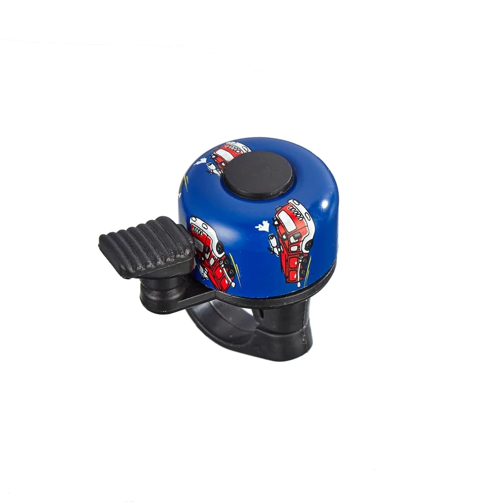 Supercycle Firetruck Kids' Handlebar Bike Bell For Bicycles, Trikes & Scooters, Loud Ring, Blue 1 Supercycle Firetruck Kids' Handlebar Bike Bell For Bicycles, Trikes & Scooters, Loud Ring, Blue