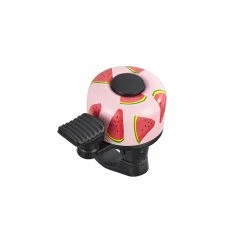 Supercycle Watermelon Kids' Handlebar Bike Bell For Bicycles, Trikes & Scooters, Loud Ring, Pink