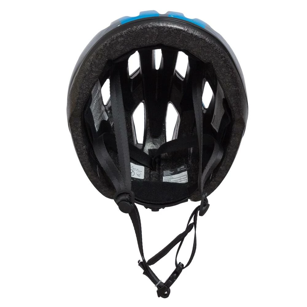 Supercycle Lightweight Crosstrails Adult Bike Helmet W/Adjustable Straps & Visor, Black/Blue, Ages 18+ 3 Supercycle Lightweight Crosstrails Adult Bike Helmet W/Adjustable Straps & Visor, Black/Blue, Ages 18+ - Image 3