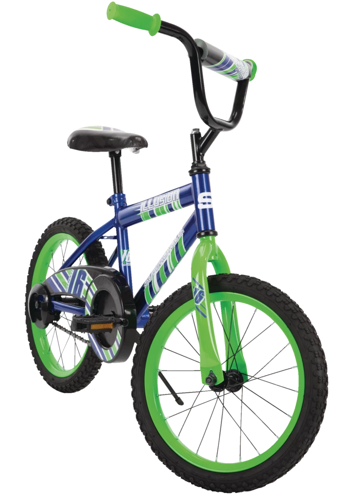 Supercycle Illusion Kids' Bike, Blue, 16-in 1 Supercycle Illusion Kids' Bike, Blue, 16-in