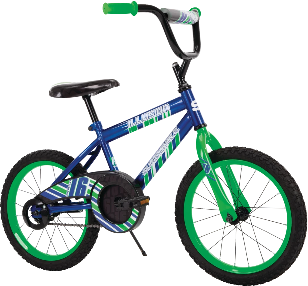 Supercycle Illusion Kids' Bike, Blue, 16-in 3 Supercycle Illusion Kids' Bike, Blue, 16-in - Image 3
