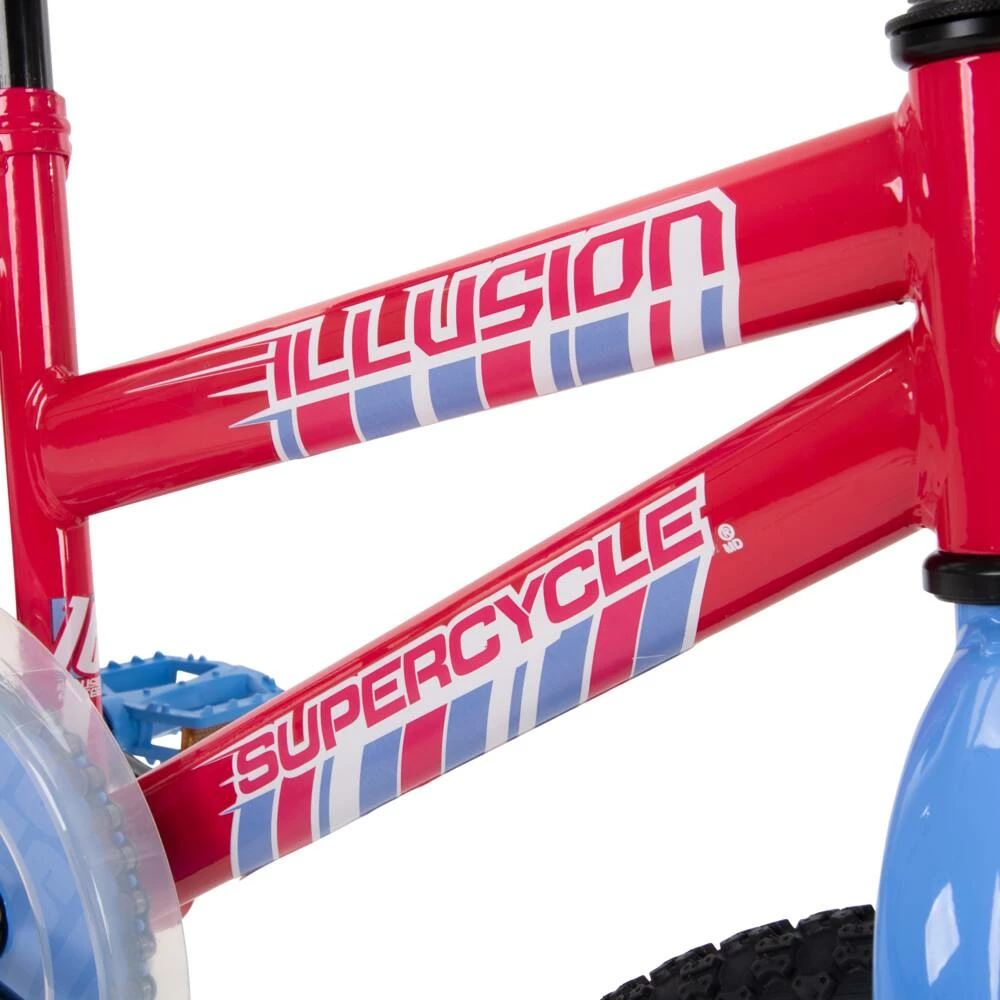 Supercycle Illusion Kids' Bike, Blue/Pink, 16-in 6 Supercycle Illusion Kids' Bike, Blue/Pink, 16-in - Image 6