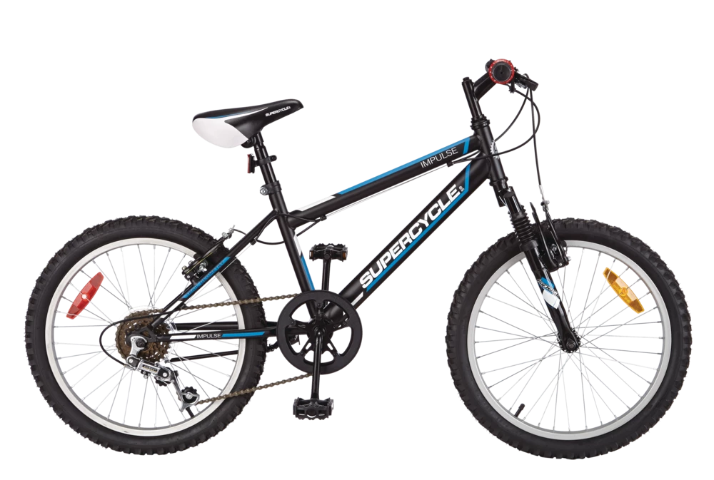 Supercycle Impulse Youth Bike, Black/Blue, 20-in 2 Supercycle Impulse Youth Bike, Black/Blue, 20-in - Image 2