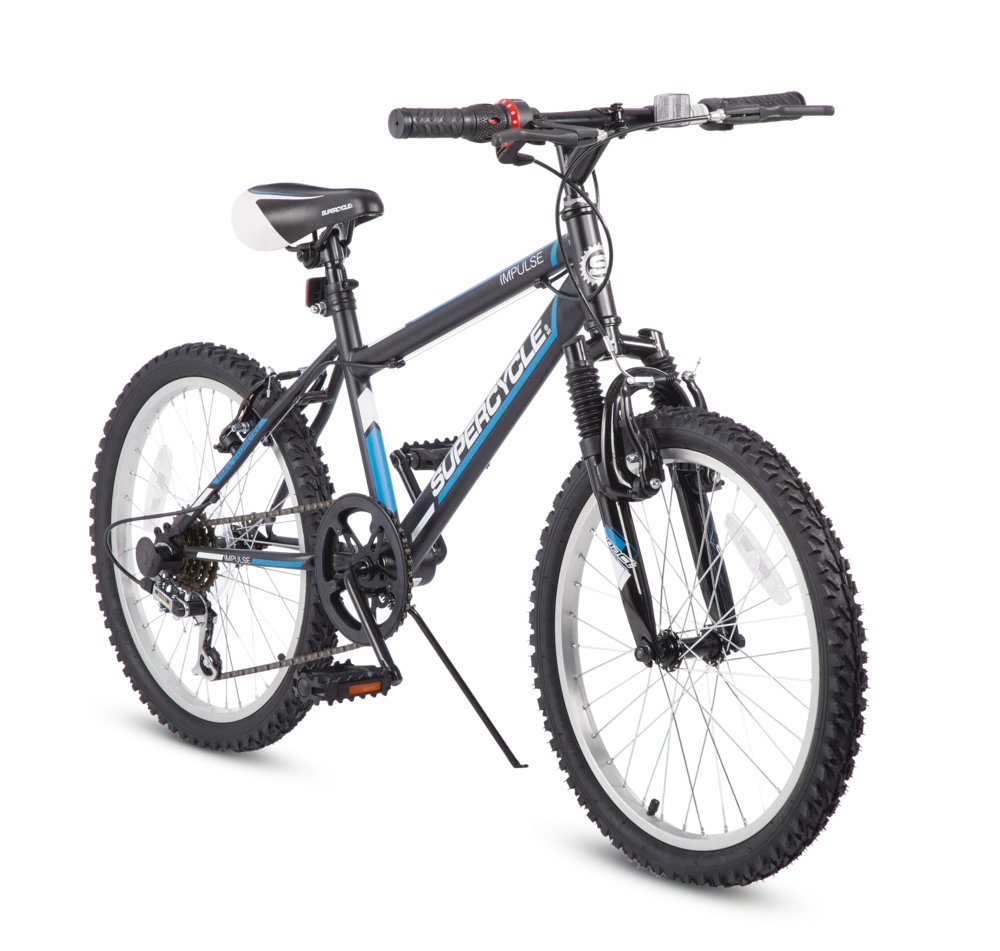 Supercycle Impulse Youth Bike, Black/Blue, 20-in 1 Supercycle Impulse Youth Bike, Black/Blue, 20-in