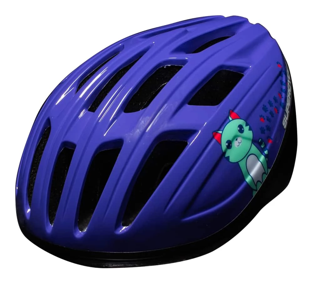 Supercycle Cat Lightweight Infant Bike Helmet W/Adjustable Straps, Violet, Ages 0-1 2 Supercycle Cat Lightweight Infant Bike Helmet W/Adjustable Straps, Violet, Ages 0-1 - Image 2