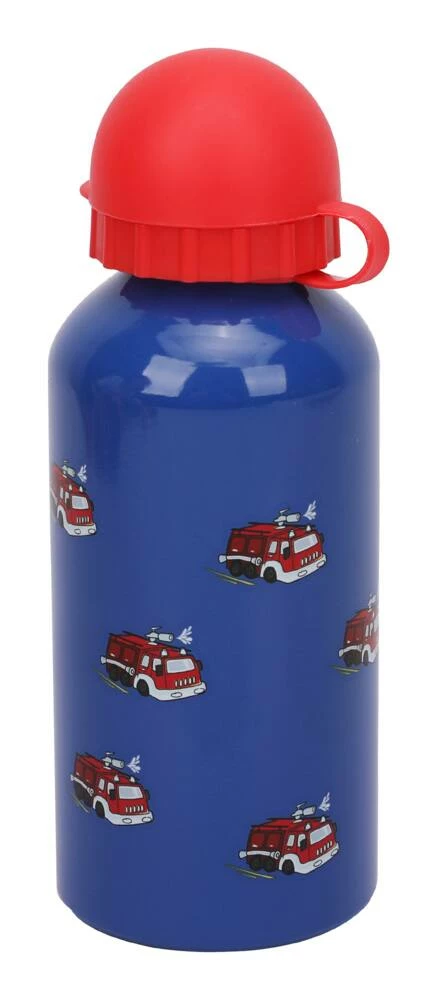 Supercycle Aluminum Kids' Bike Water Bottle W/Cage/Holder, BPA Free, Blue, 400-mL 2 Supercycle Aluminum Kids' Bike Water Bottle W/Cage/Holder, BPA Free, Blue, 400-mL - Image 2