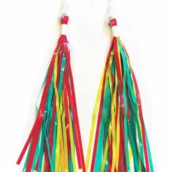 Supercycle Foil Kids' Bike Handlebar Grip Streamers/Tassels, Multi-Colour