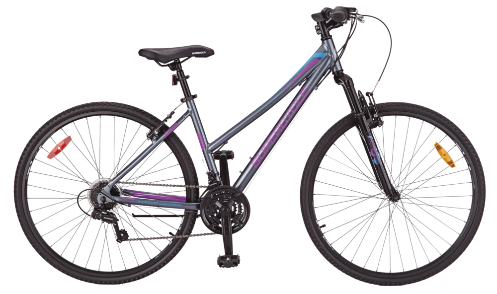 Supercycle Krossroads 700C Hybrid Bike, Grey 2 Supercycle Krossroads 700C Hybrid Bike, Grey - Image 2