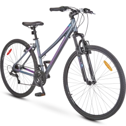 Supercycle Krossroads 700C Hybrid Bike, Grey