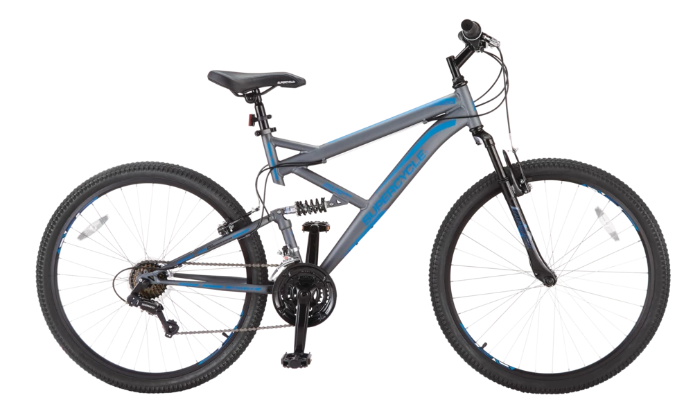 Supercycle Outlook Dual Suspension Mountain Bike, 21-Speed, 27.5 In 3 Supercycle Outlook Dual Suspension Mountain Bike, 21-Speed, 27.5 In - Image 3