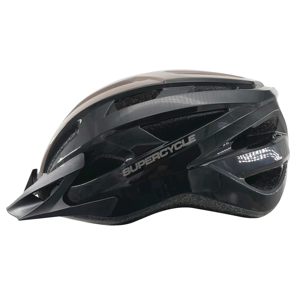 Supercycle Pursuit Bike Helmet, Adult, Grey 6 Supercycle Pursuit Bike Helmet, Adult, Grey - Image 6