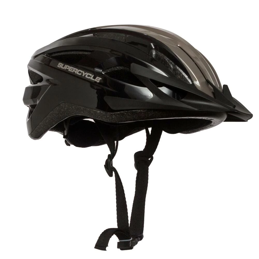 Supercycle Pursuit Bike Helmet, Adult, Grey 1 Supercycle Pursuit Bike Helmet, Adult, Grey