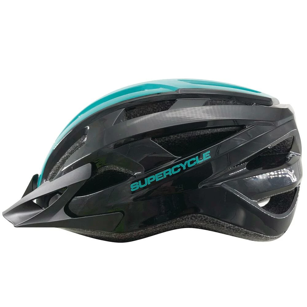 Supercycle Pursuit Bike Helmet, Adult, Teal 4 Supercycle Pursuit Bike Helmet, Adult, Teal - Image 4