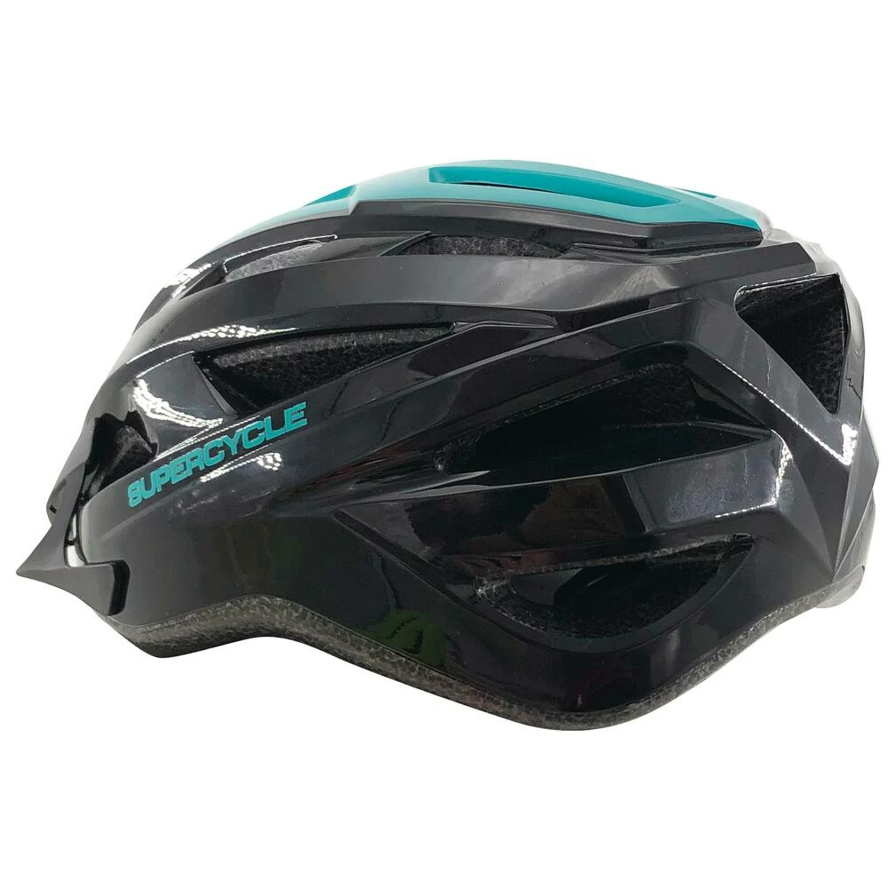 Supercycle Pursuit Bike Helmet, Adult, Teal 7 Supercycle Pursuit Bike Helmet, Adult, Teal - Image 7