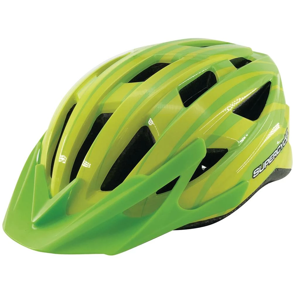 Supercycle Pursuit Bike Helmet, Kids, Green 2 Supercycle Pursuit Bike Helmet, Kids, Green - Image 2