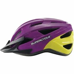 Supercycle Pursuit Bike Helmet, Youth, Purple/Yellow -Cheap Supercycle Store supercycle pursuit youth purple yellow 906231a6 614f 4a69 9b57 9c908fc8b256