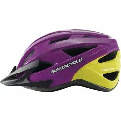 Supercycle Pursuit Bike Helmet, Youth, Purple/Yellow -Cheap Supercycle Store supercycle pursuit youth purple yellow abdad5de 0f83 474f b012 3c455eba45e8