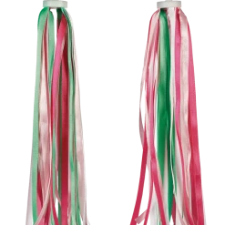 Supercycle Ribbon Kids' Bike Handlebar Grip Streamers/Tassels, Multi-Colour