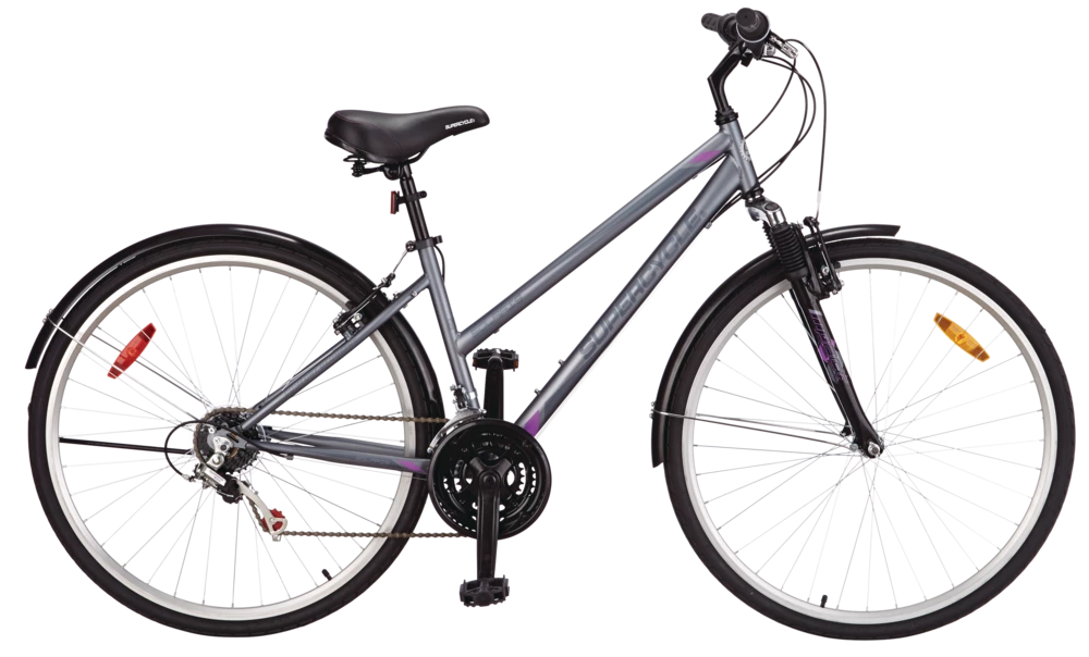 Supercycle Solaris 700C Hybrid Bike, Grey 2 Supercycle Solaris 700C Hybrid Bike, Grey - Image 2