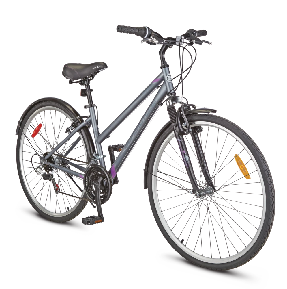 Supercycle Solaris 700C Hybrid Bike, Grey 1 Supercycle Solaris 700C Hybrid Bike, Grey