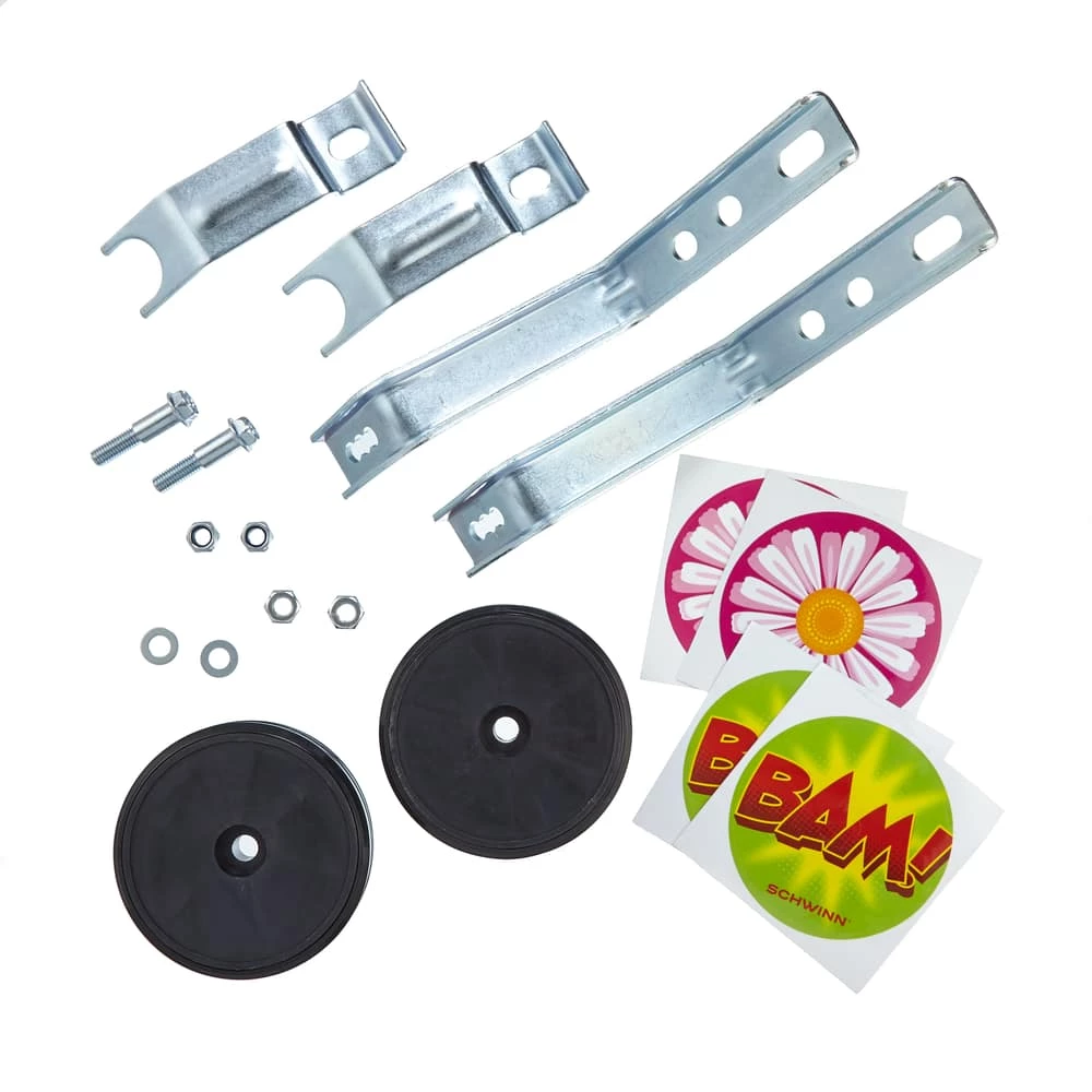 Supercycle Adjustable Kids' Bike Training Wheels For 12-in To 20-in Bicycles, Black 6 Supercycle Adjustable Kids' Bike Training Wheels For 12-in To 20-in Bicycles, Black - Image 6