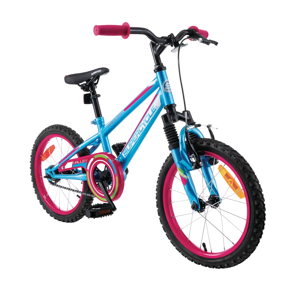 Supercycle Valley Kids' Bike, Light Blue, 16-in 1 Supercycle Valley Kids' Bike, Light Blue, 16-in